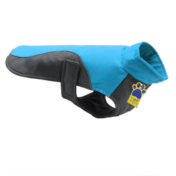 A Plus A Pets Free & Wild Warm Rainwear Wind Cheater Jacket for Dogs and Cats (Blue)