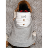 Petsnugs Gentle Knit Sweater for Dogs and Cats (Grey & White) Both-Clothing & Accessories Petsnugs Dropship