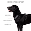 Truelove Harness with Reflective Fabric for Dogs (Black) Dogs-Collar, Leashes, harnesses True Love