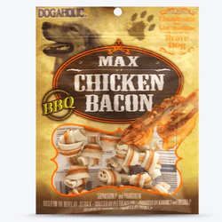 Dogaholic Chicken Bacon Bone BBQ Dog Treat