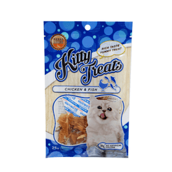 Kitty Treats Spiral Soft Chicken and Fish Cat Treats