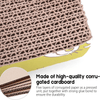 Emily Pets Sofa Bed Scratching Pad for Kittens (Beige) (Pack of 2) Cats-Toys Emily Pets