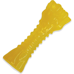 Nylabone Puppy Teething Lamb and Apple Flavoured Chew Bone Toy for Dogs (Yellow)