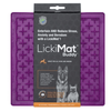 LickiMats Classic Buddy Slow Feeder for Dogs and Cats (Purple) Both-Bowls & Feeders LickiMats