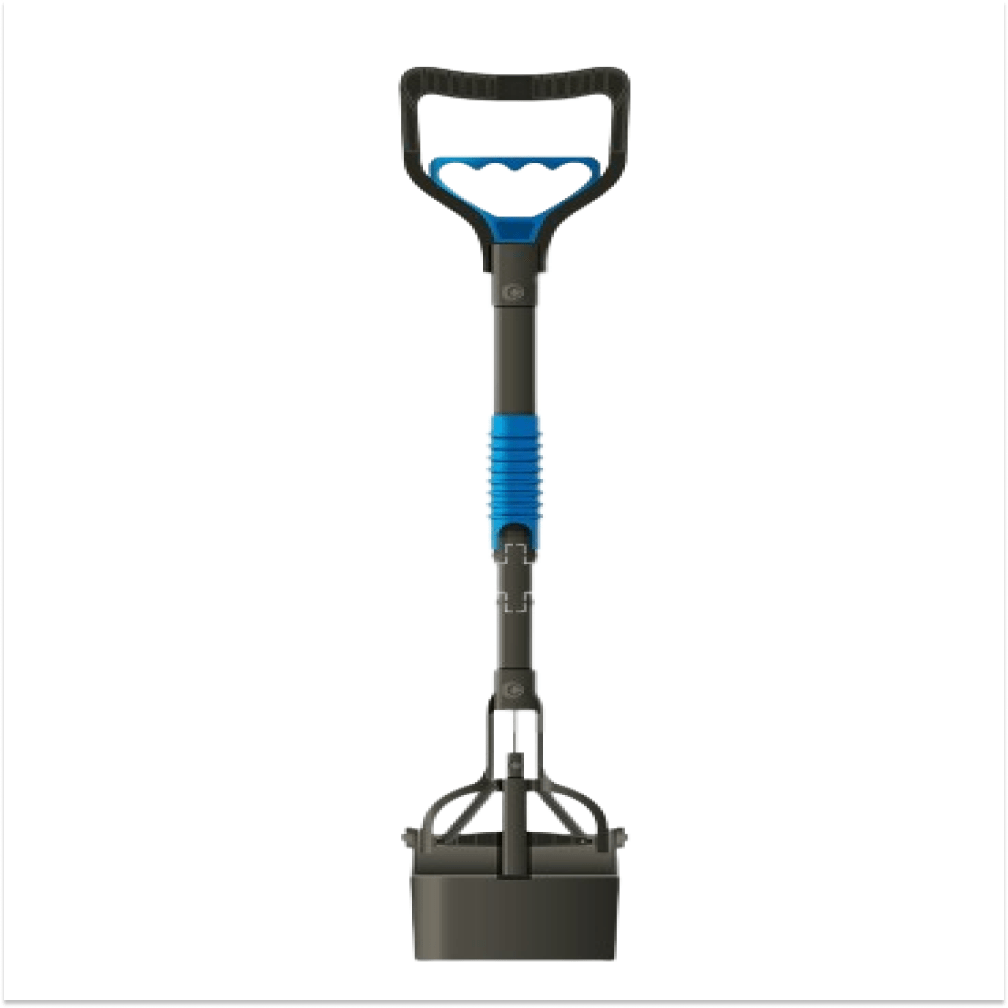 Out one handed dog poop deals scoop