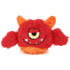 Basil Plush Monster Ball Toy with Squeaky Ball Inside for Dogs and Cats | For Medium Chewers (Red) Both-Toys Basil 7cm