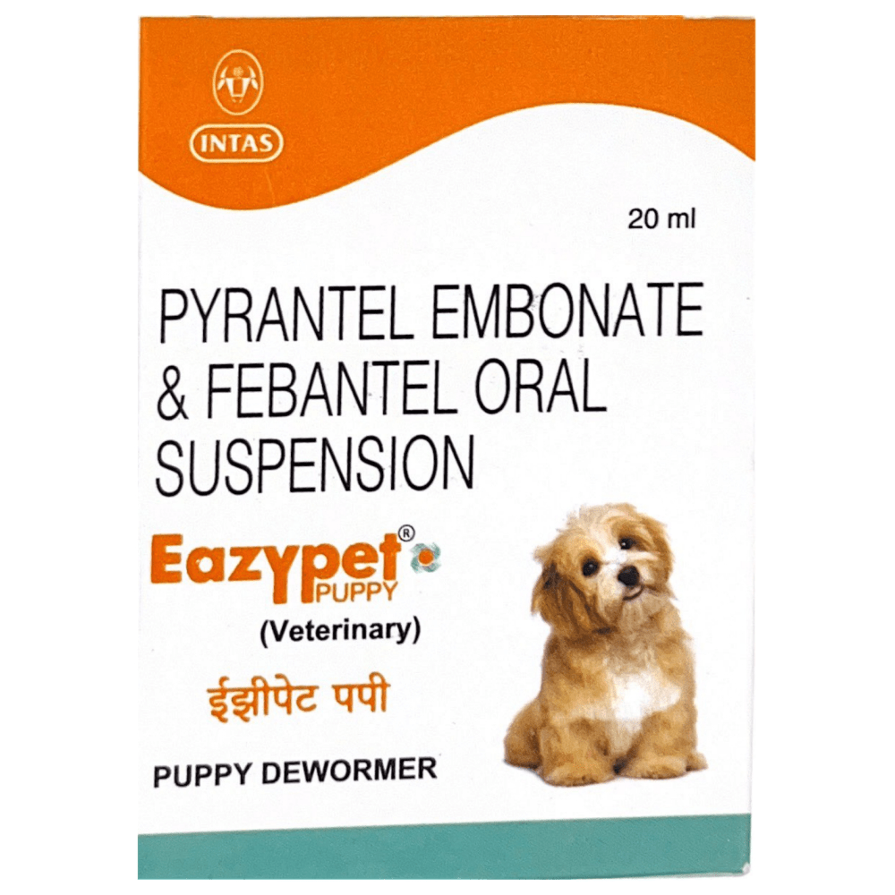 Intas Eazypet Puppy Deworming Suspension 20ml