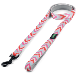 Basil Printed Leash for Dogs and Cats (Pink)