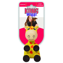 Kong Wiggi Giraffe Chew Toy for Dogs