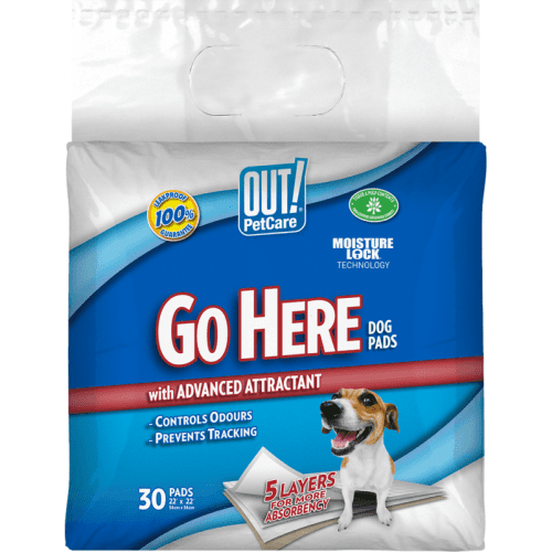 OUT! Moisture Locking Training Pads for Dogs (56x56cm) Dogs-Health & Wellness OUT! 30pcs
