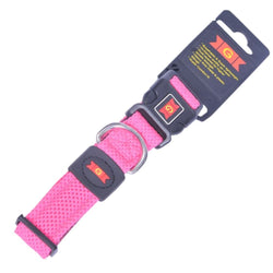 Glenand Nylon Mesh Collar for Dogs (Pink)