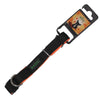 Basil Nylon Padded Collar for Dogs (Black/Orange) Dogs-Collar, Leashes, harnesses Basil