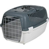 Trixie Capri 3 AKASA Approved Open Top Carrier for Dogs and Cats (Dark Grey) Both-Bedding, Mats & Travel Supplies Trixie
