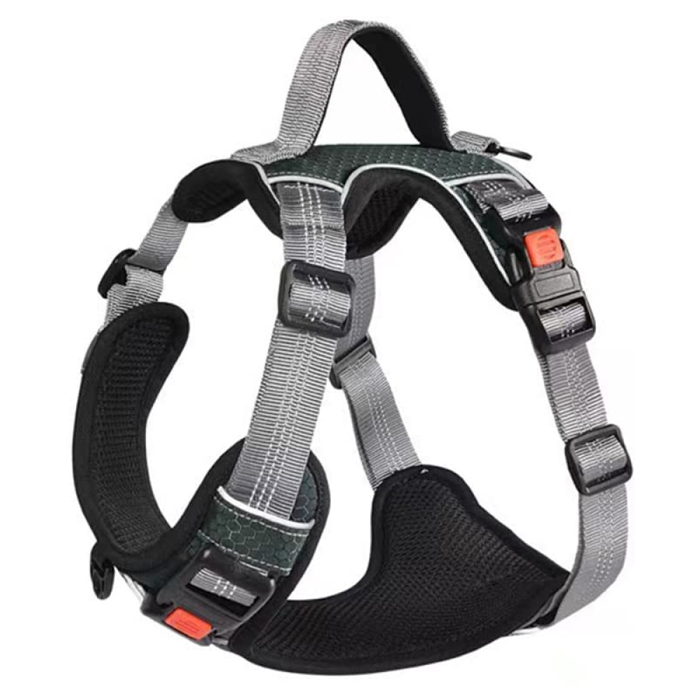 Pet Vogue No Pull Reflective Harness for Dogs (Black) Dogs-Collar, Leashes, harnesses Pet Vogue