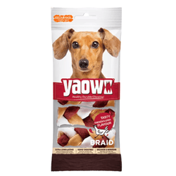 Gnawlers Yaowo Braid Chicken and Liver Dog Treats (12.5cm)