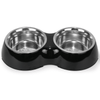 Basil Double Melamine Bowl Dinner Set for Dogs and Cats Both-Bowls & Feeders Basil