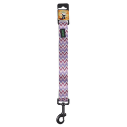 Basil Printed Leash for Dogs and Cats (Purple)