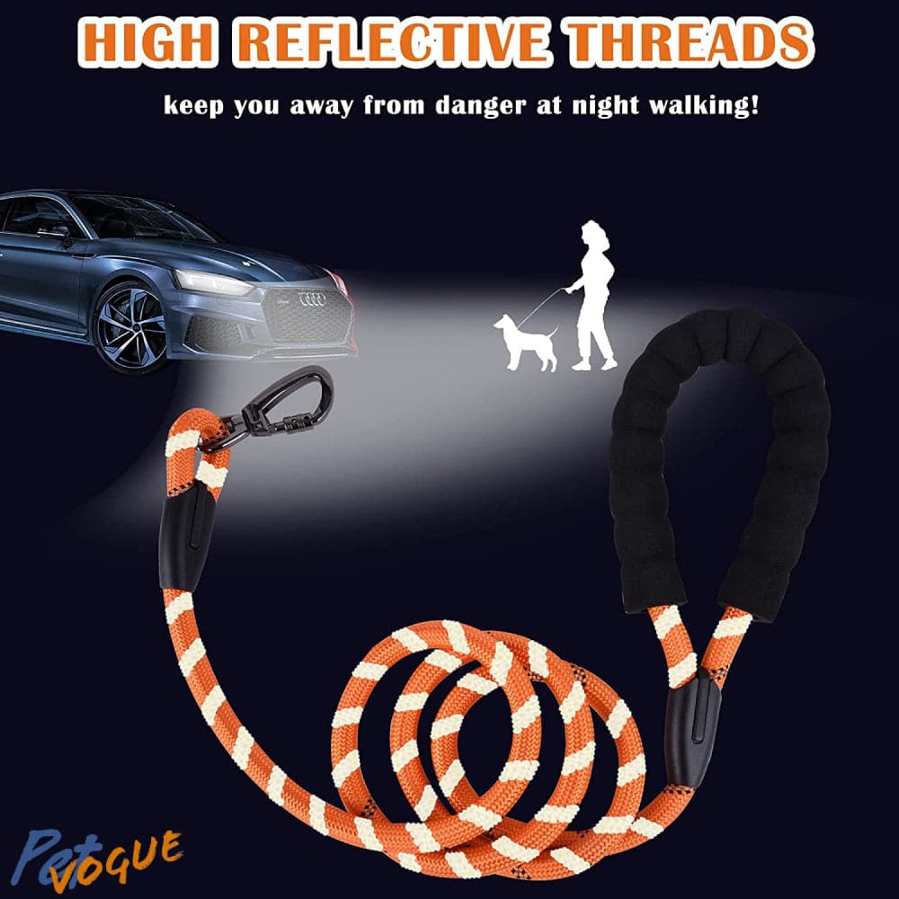 Pet Vogue Rope Leash for Dogs (Orange)