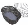 Trixie Front Bicycle Basket for Dogs and Cats (Black) Both-Bedding, Mats & Travel Supplies Trixie