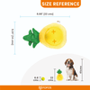 Barkbutler x Fofos Pineapple Treat Toy for Dogs (Yellow) Dogs-Toys Barkbutler