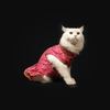 Pawgypets Formal Check Ruffle Dress for Dogs and Cats (Pink) Both-Clothing & Accessories Pawgypets Dropship