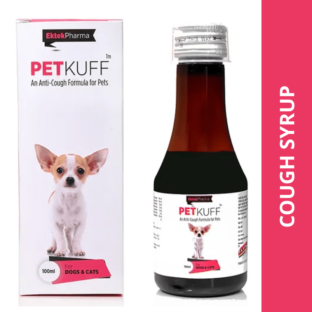 Buy Ek Tek Pet Kuff Cough Syrup for Pets (100ml) Online Supertails