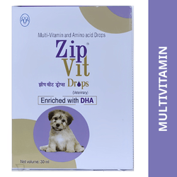 Intas Zipvit Drops Multi Vitamin Supplement for Puppies and Kitten