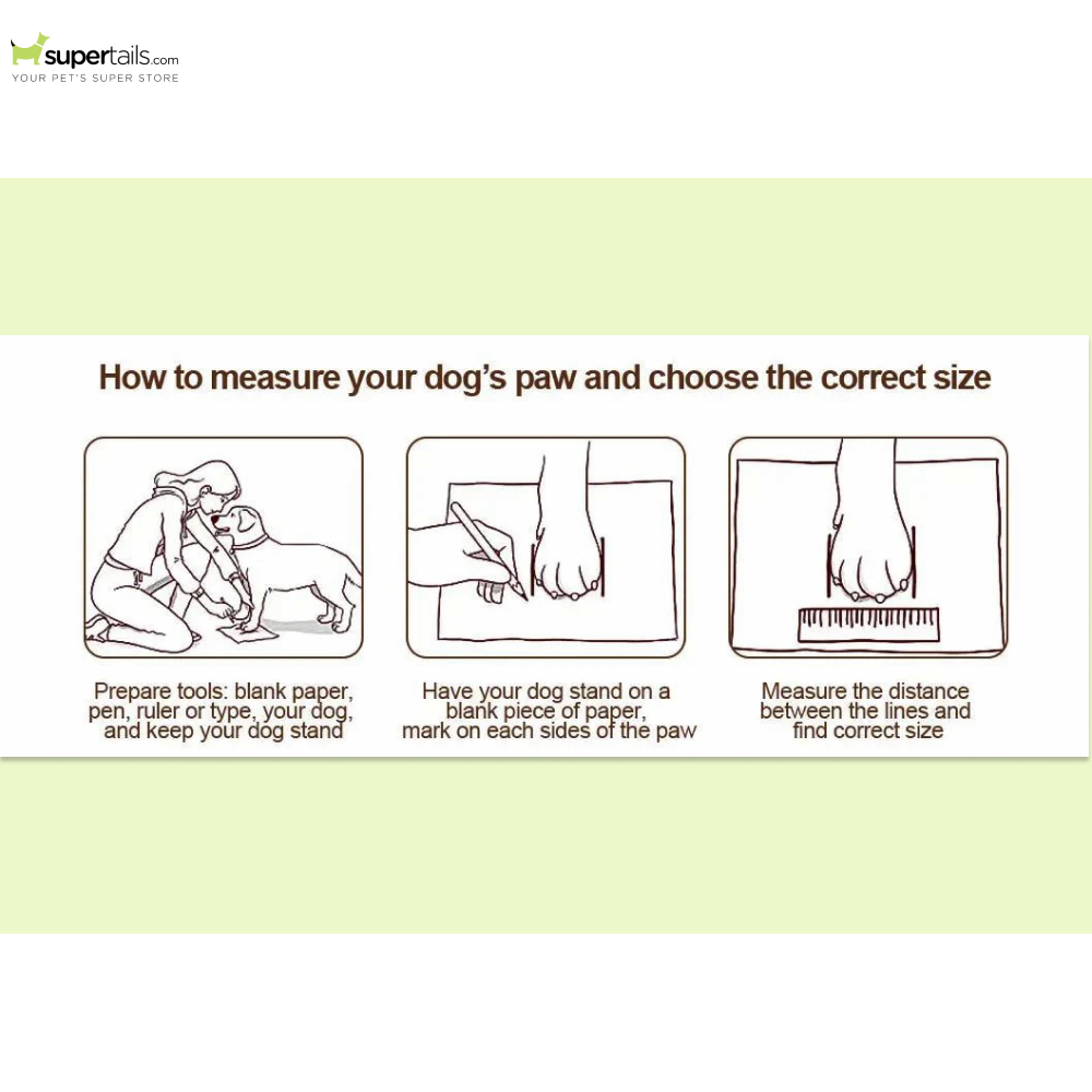 Truelove Waterproof Pet Boots for Dogs (Neon Yellow, Set of 4) Dogs-Clothing & Accessories Barkbutler