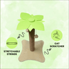 Basil Coconut Tree Toy for Kittens & Cats (Green/Brown) Cats-Toys Basil