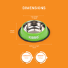Kibbo Anti Skid Stainless Steel Bowl for Dogs and Cats (Green) Both-Bowls & Feeders Kibbo