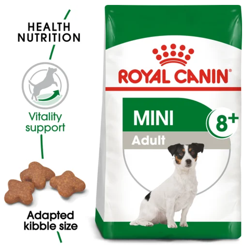 Royal Canin Mini 8+ Adult Dog Dry Food Supertails