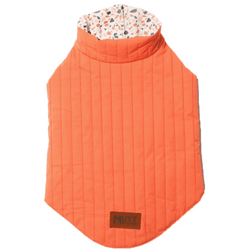 Mutt Of Course Reversible Jacket For Dogs (Rustic Orange)