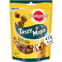 Pedigree Tasty Minis Cubes Chicken & Duck Flavour Chunks Adult Dog Treats