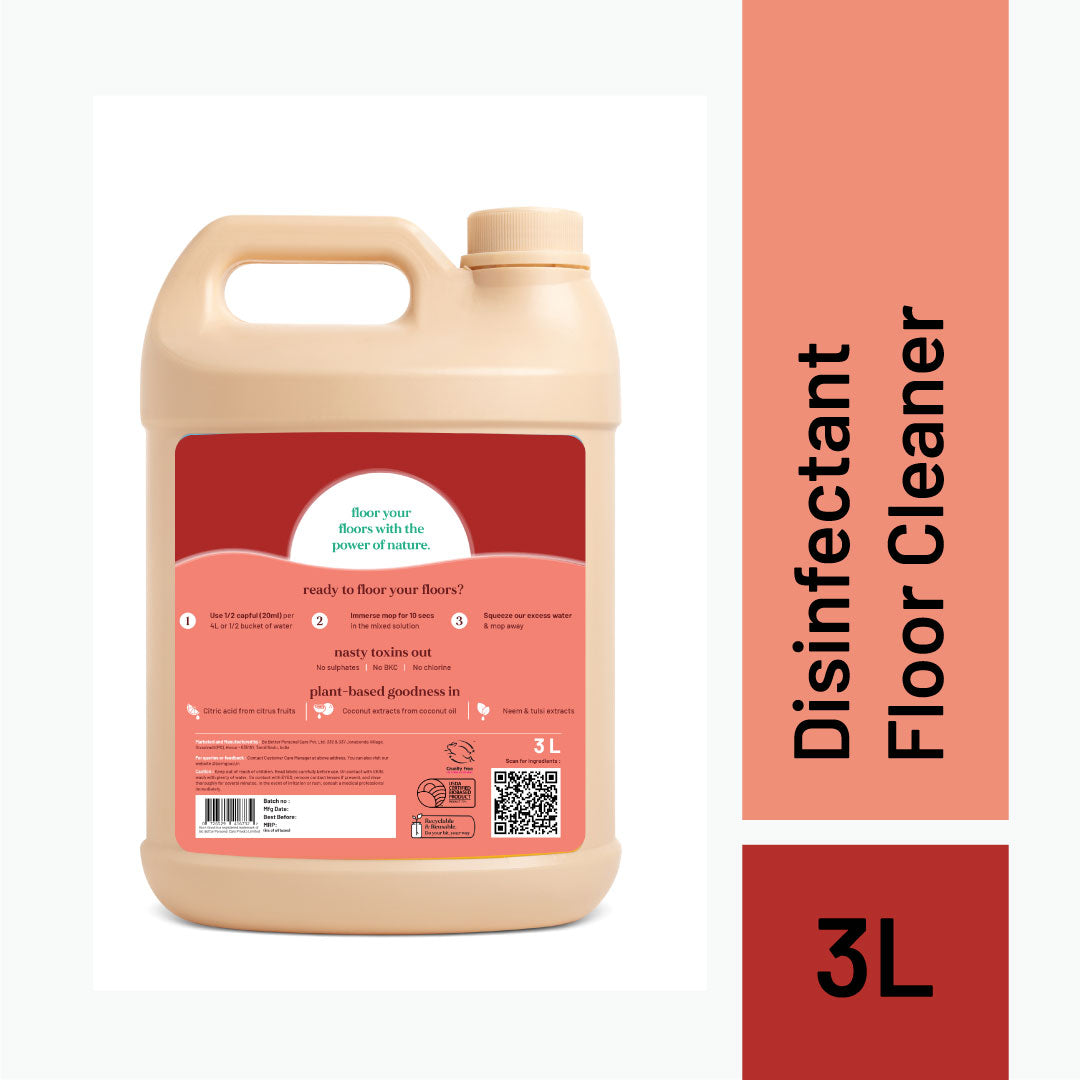 Born Good Plant Based Turkish Applewood Frangrance Disinfecting Liquid Floor/Surface Cleaner for Dogs and Cats Pet Parent-Cleaning Essentials Born Good