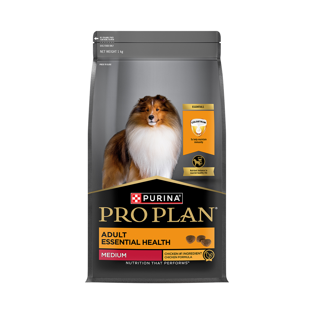 Purina Pro Plan Chicken Medium Breed Adult Dog Dry Food (New Improved Formula) Dogs- Dry Food Pro Plan 1kg