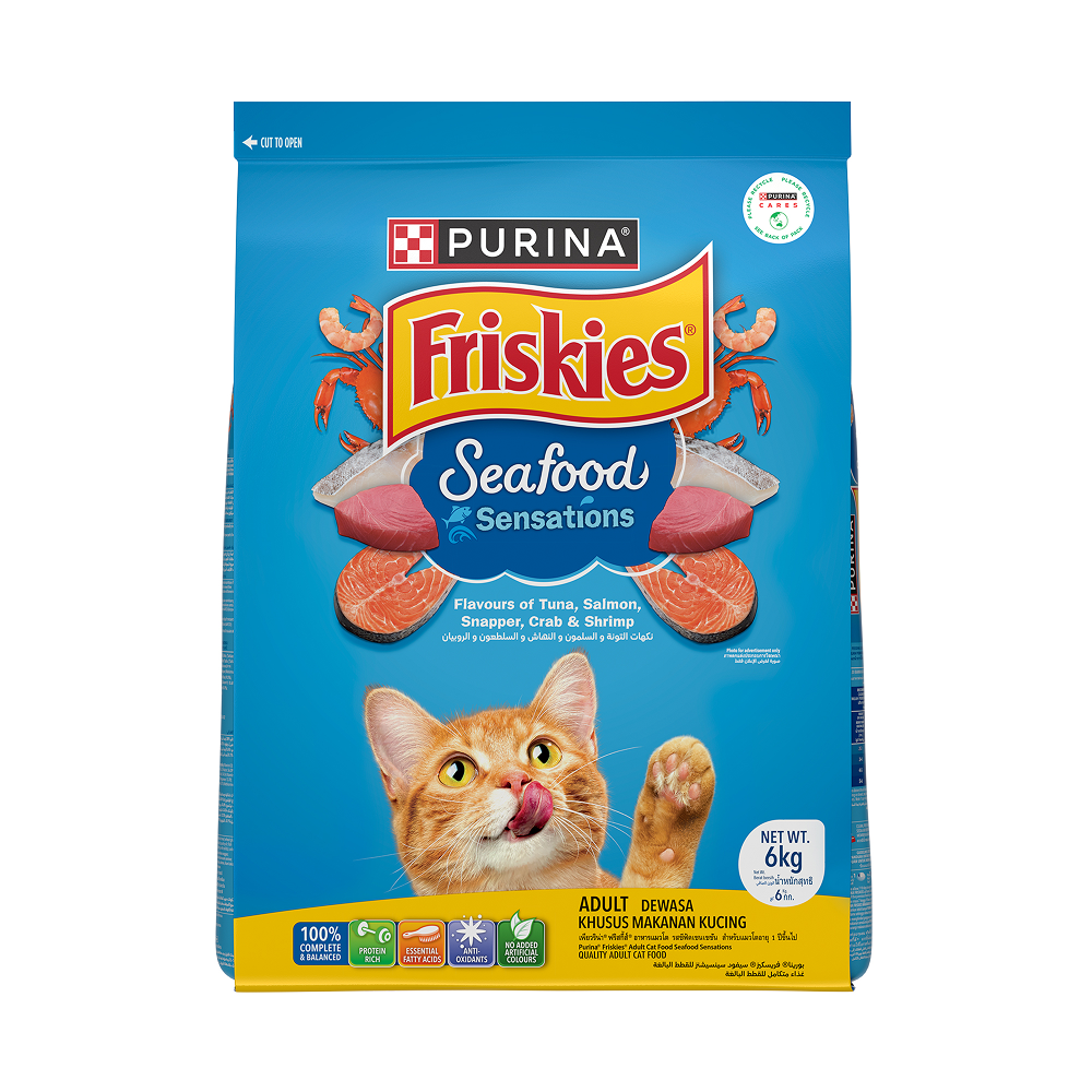 Purnia Friskies Seafood Cat Dry Food Cats- Dry food Friskies 6kg