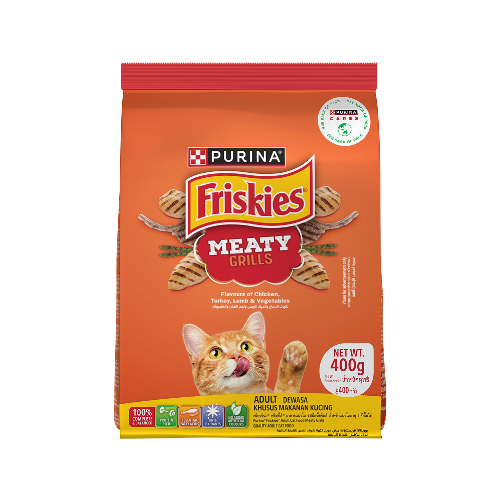 Friskies Meaty Grills Adult Cat Dry Food Cats- Dry food Friskies 400g
