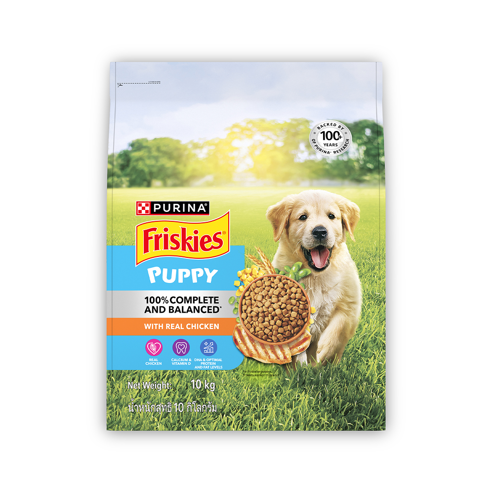Purina Friskies Chicken Flavoured Puppy Dog Dry Food Dogs- Dry Food Friskies 10kg