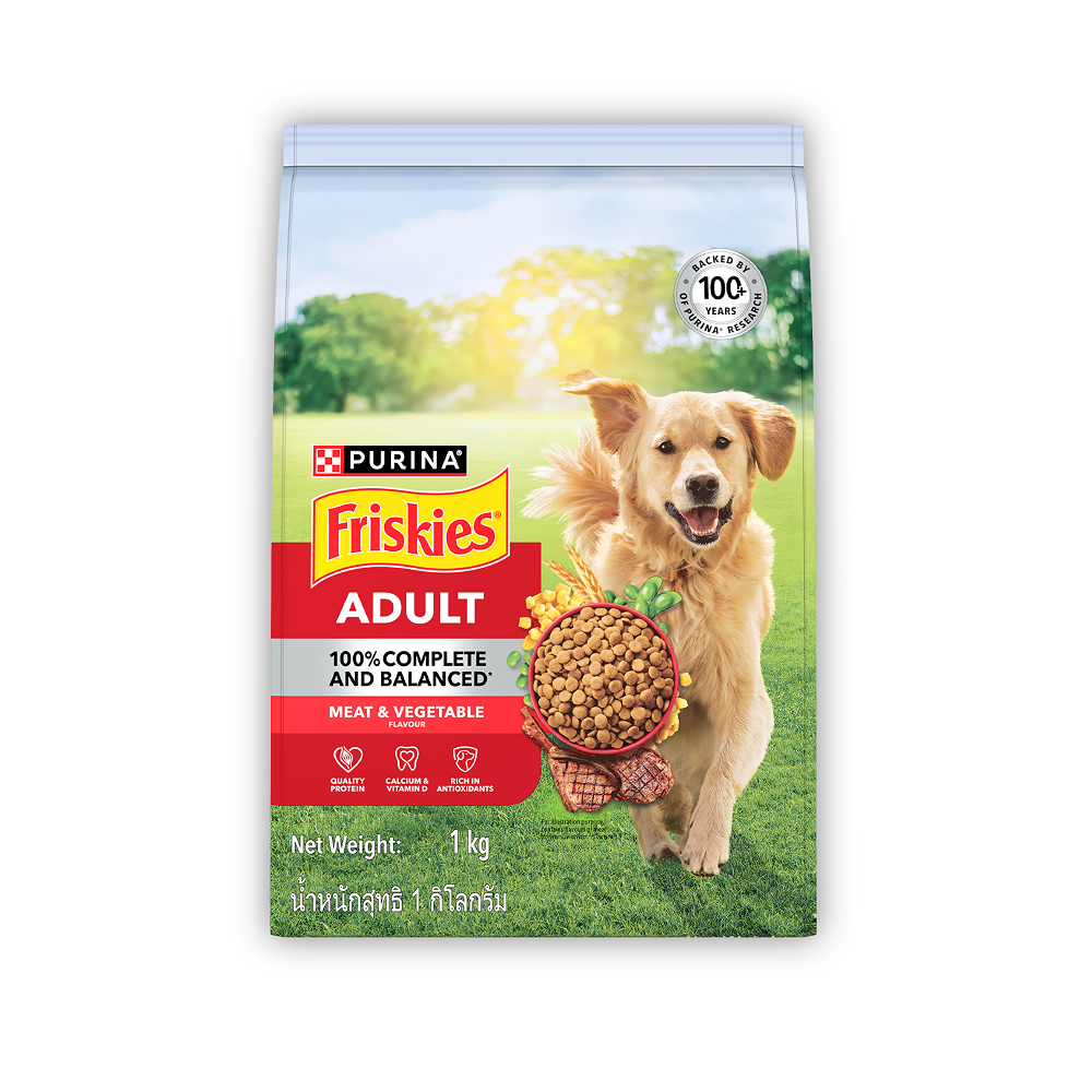 Purina Friskies Meat Adult Dog Dry Food Dogs- Dry Food Friskies 1kg