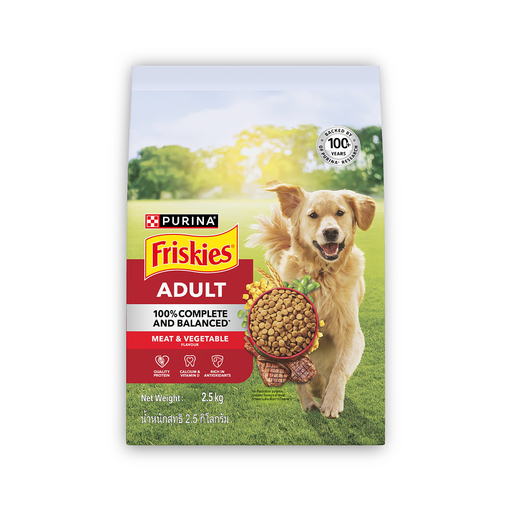Purina Friskies Meat Adult Dog Dry Food Dogs- Dry Food Friskies 2.5kg