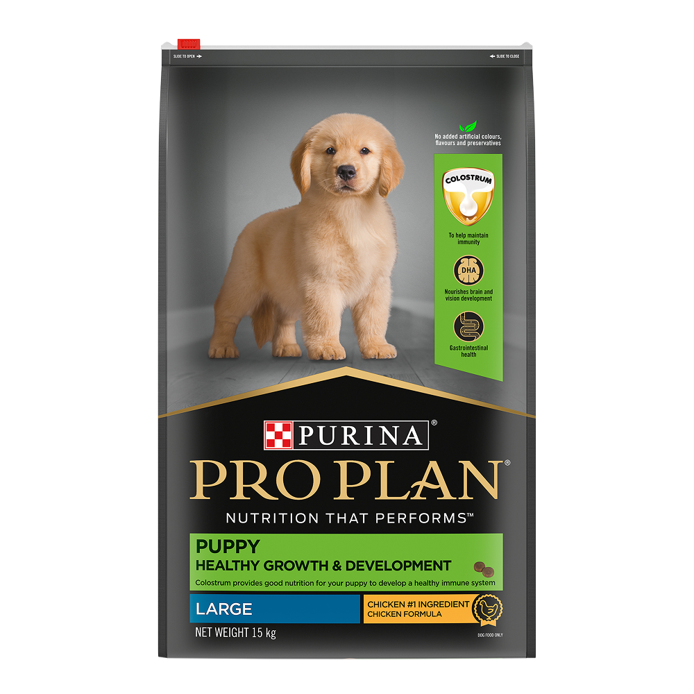 Pro Plan Chicken Large Breed Puppy Dog Dry Food (New Improved Formula) Dogs- Dry Food Pro Plan 15kg