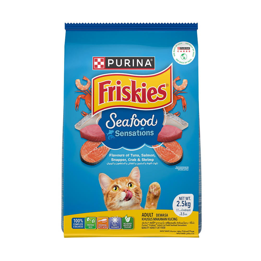 Purnia Friskies Seafood Cat Dry Food Cats- Dry food Friskies 2.5kg