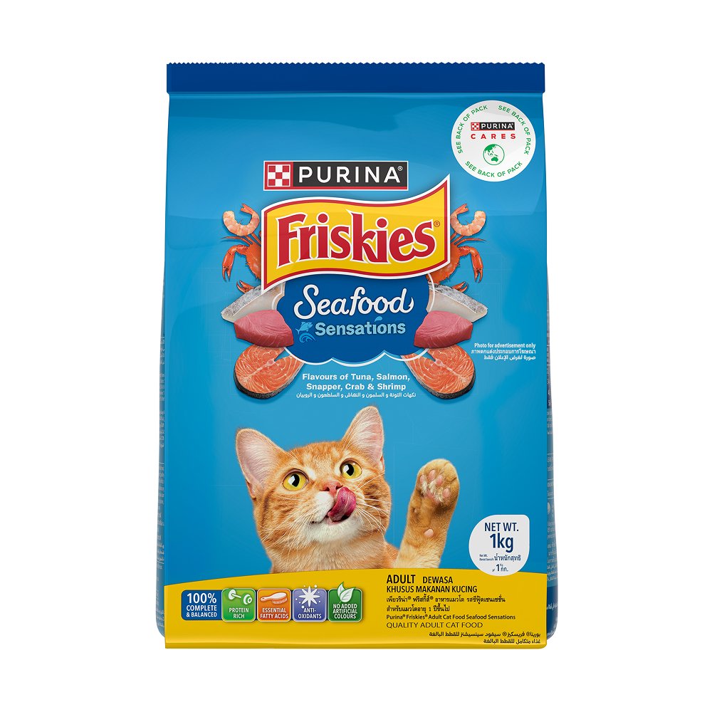 Purnia Friskies Seafood Cat Dry Food Cats- Dry food Friskies 1kg