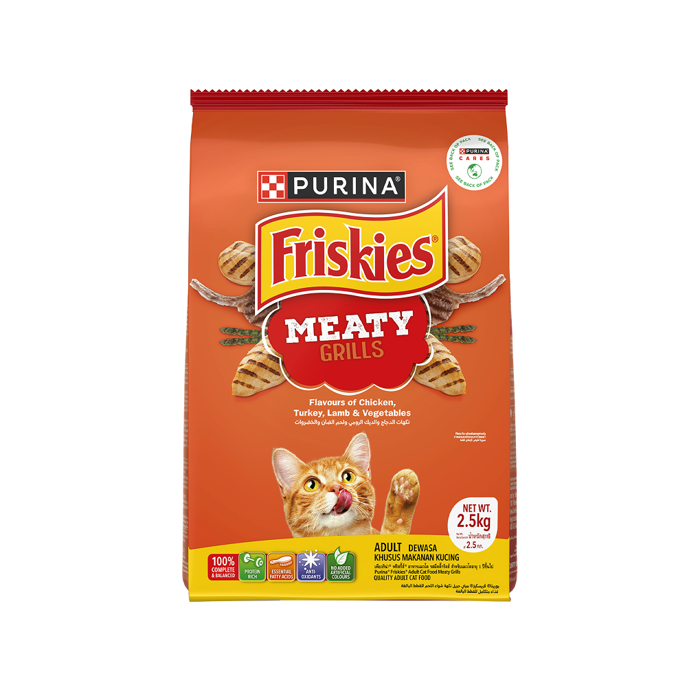 Friskies Meaty Grills Adult Cat Dry Food Cats- Dry food Friskies 2.5kg
