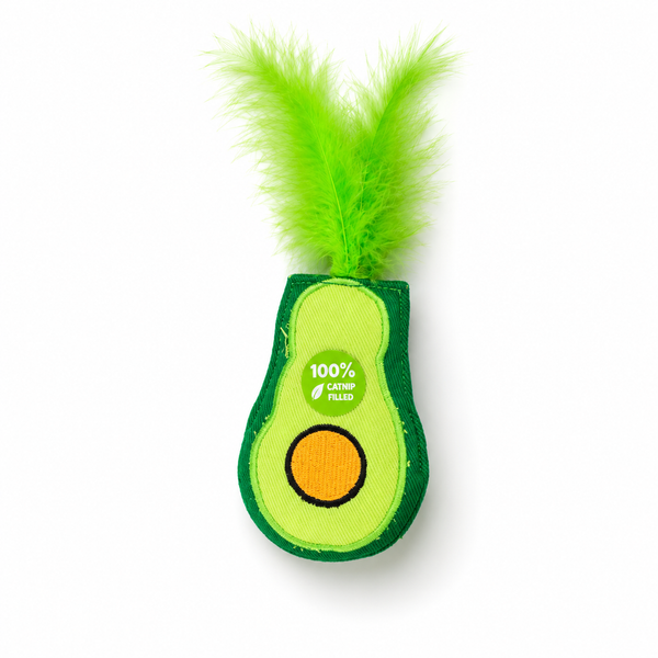 Talking Dog Club Avocado Lover 100% Catnip Toy for Cats