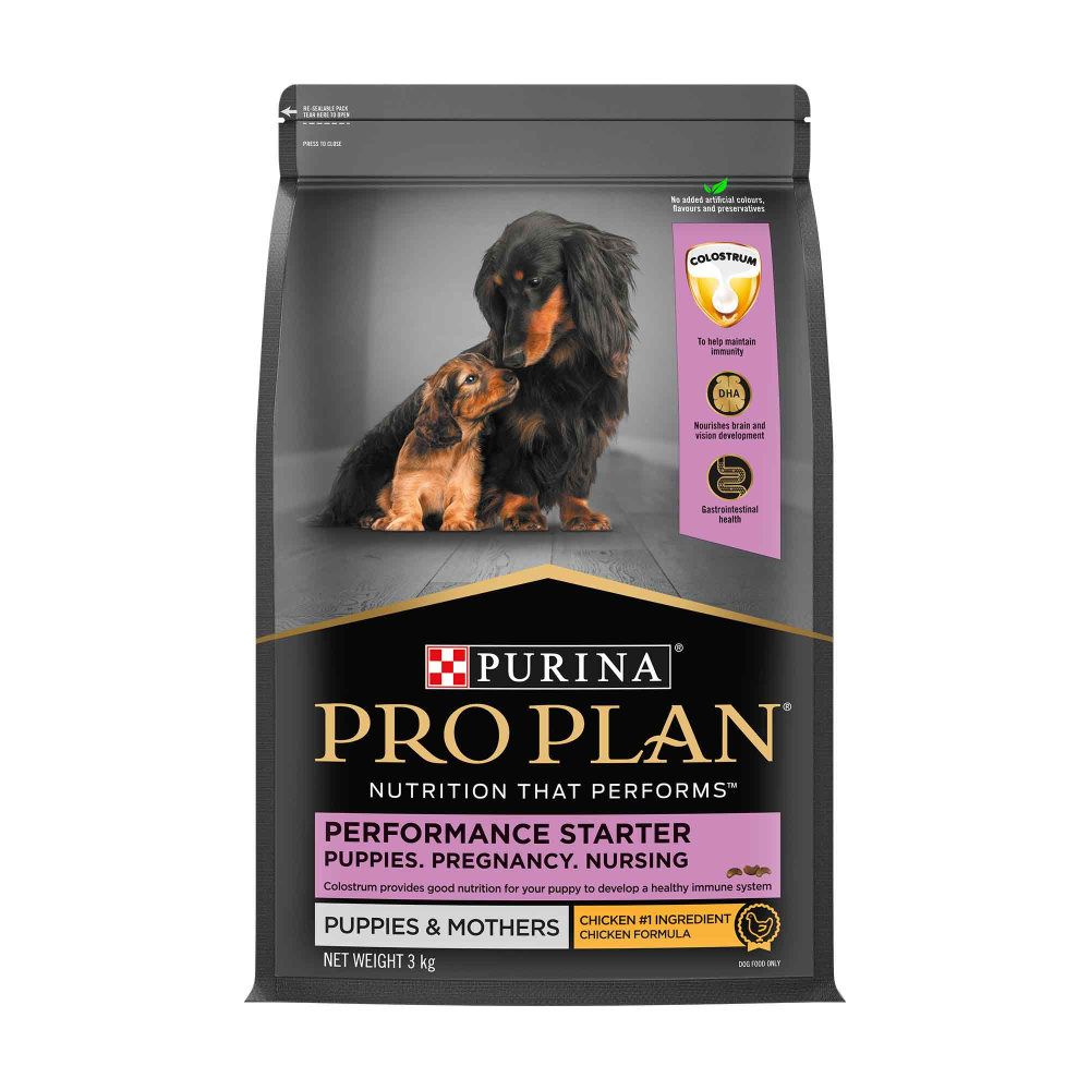 Purina Pro Plan Chicken Mother and Puppy Starter Dog Dry Food (New Improved Formula) Dogs- Dry Food Pro Plan