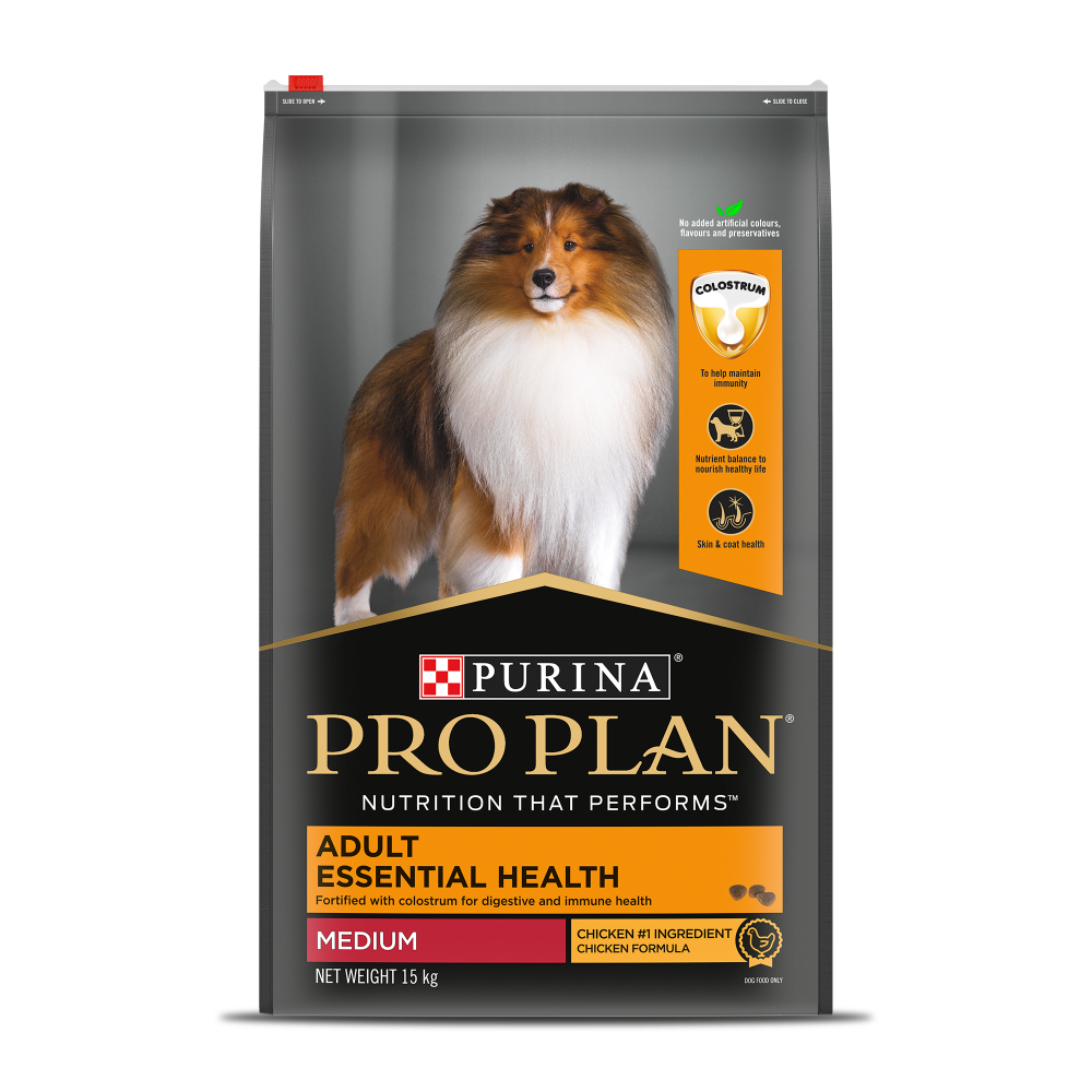 Purina Pro Plan Chicken Medium Breed Adult Dog Dry Food (New Improved Formula) Dogs- Dry Food Pro Plan