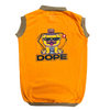 Cheeku Dope Graphic Cotton T Shirt for Dogs and Cats (Orange) Both-Clothing & Accessories Cheeku Dropship