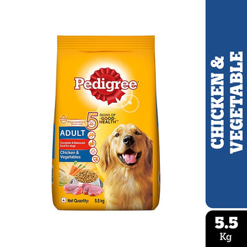 Pedigree Chicken and Vegetables Adult Dog Dry Food