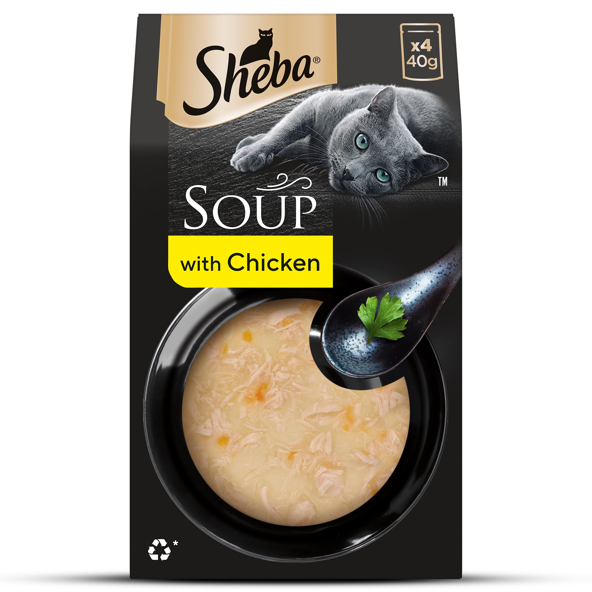 Sheba Soup with Chicken Adult Cat Wet Food Cats-Wet Food Sheba